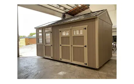 10′ × 20′ Utility with entry doors visible